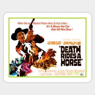 Death Rides A Horse Sticker